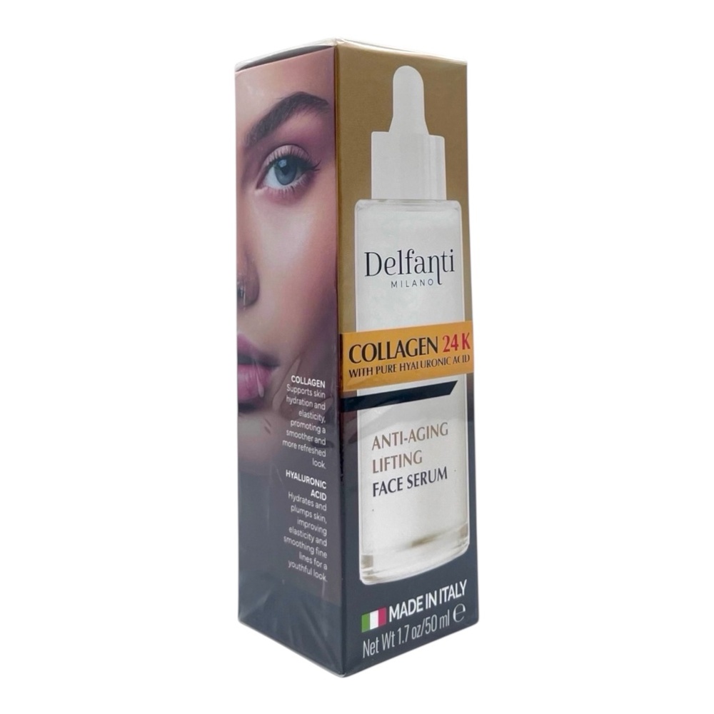 Delfanti Milano Collagen 24K Anti-Aging Lifting Face Serum 1.7 oz